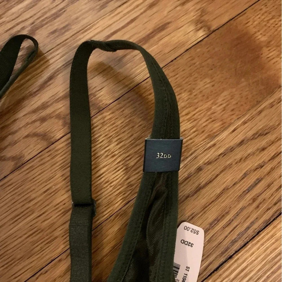 Victorias Secret Sheer Mesh Unlined Green Bra Size 32DD NWT - Picture 5 of 6